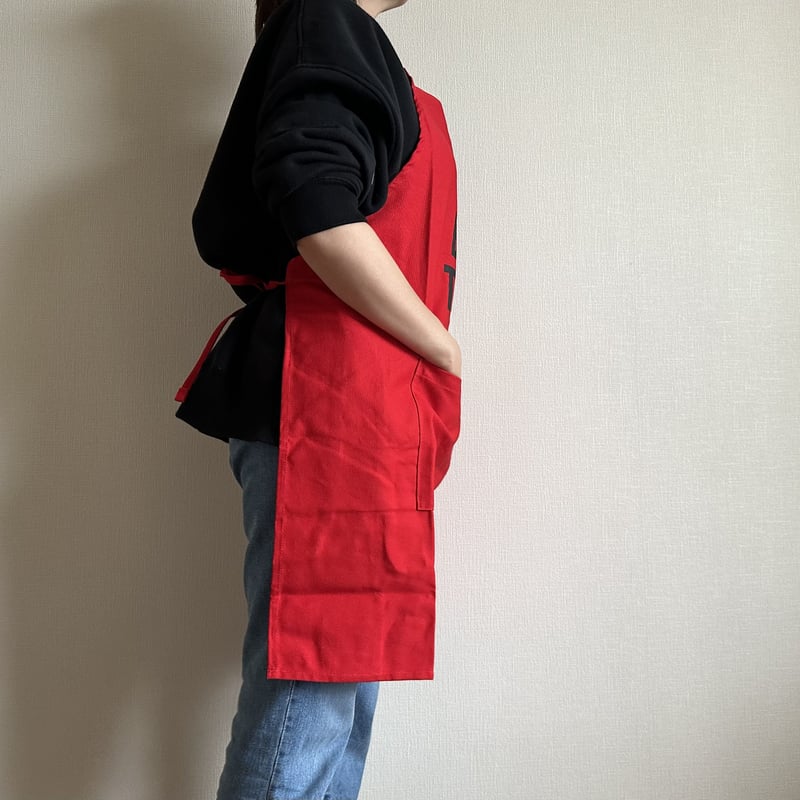 DRESSSEN DR(RED) 13“YES！ BEER TIME！” APRON RED 