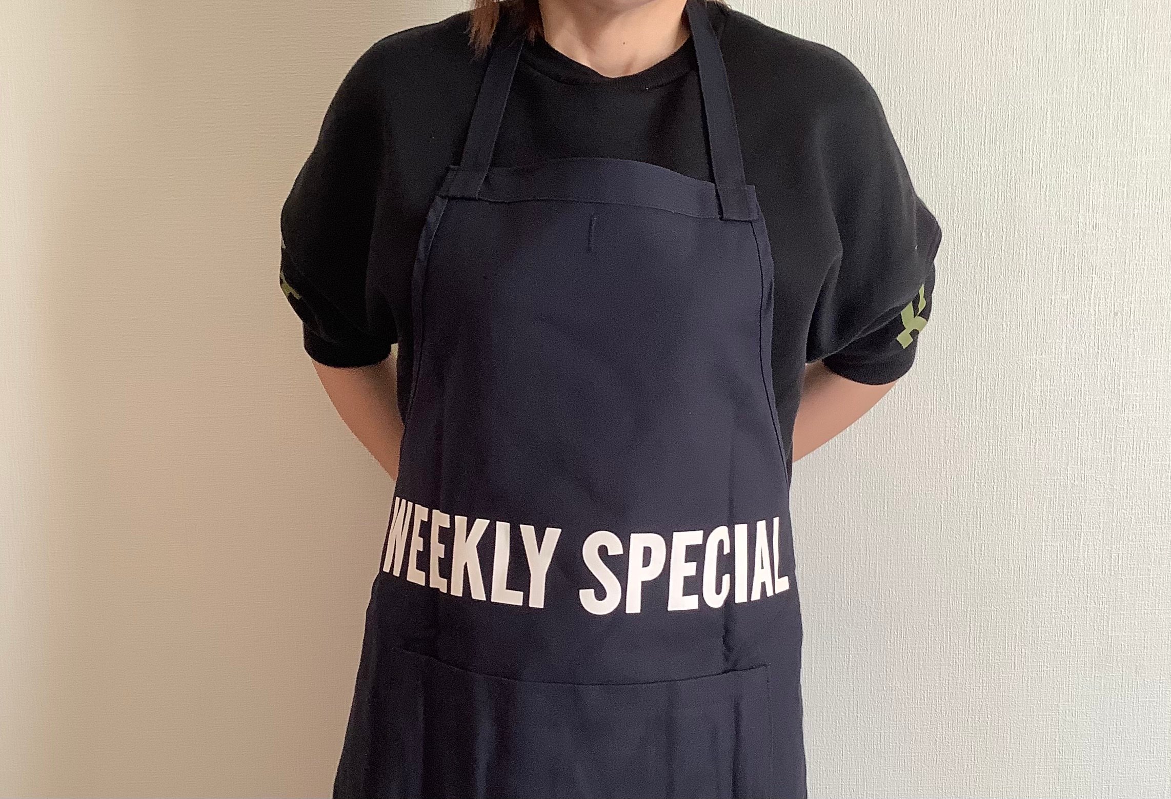 dresssen リバーシブルエプロン ワインレッド　HOLIDAY 缶バッジ付 original