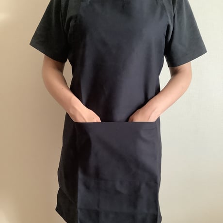 ADULT APRON DR(DARK NAVY)0   "NON TITLE“ DARK NAVY  COLOR ※こちらのエプロンは無地です。