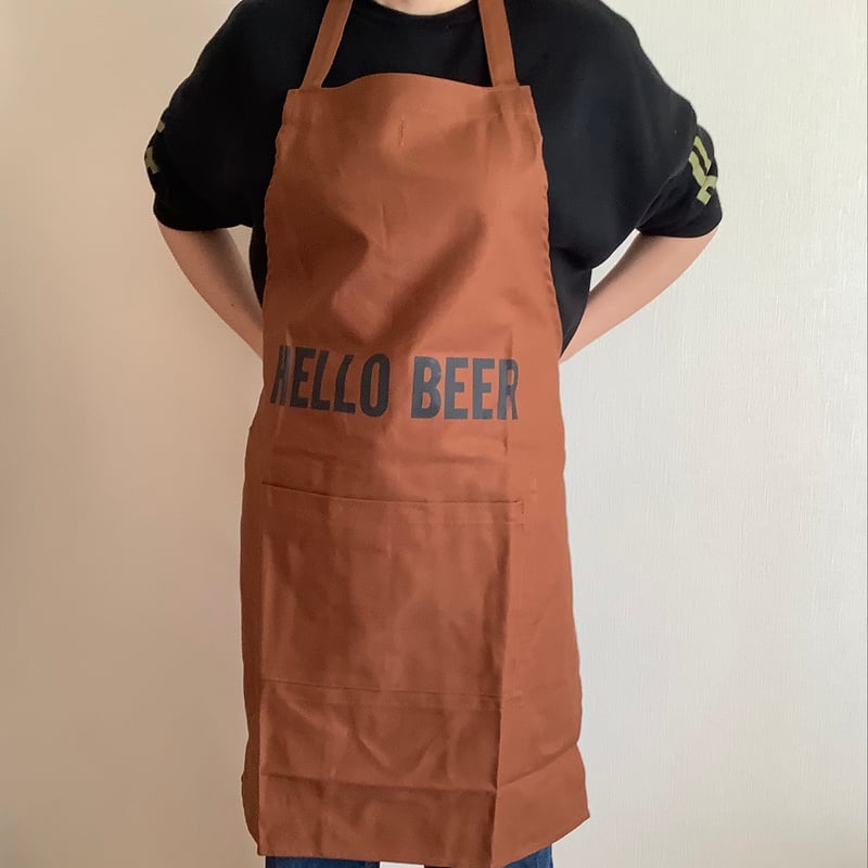 DRESSSEN DRVBRN2 REVERSIBLE APRON“HELLO BEER/