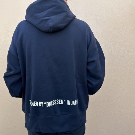PK6 DRES“SPECIAL”SSEN   HOODED SWEAT  SHIRTS  ”NIGHT SURFER“  (☆NAVY  COLOR) ※生成りロゴ
