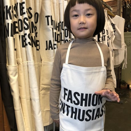 👦👧DRESSSEN KD13 KIDS APRON   "FASHION ENTHUSIAST"(※キッズエプロンです)