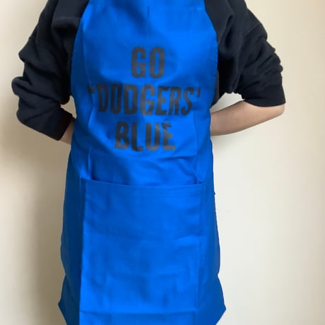 🔴ラスト1点！ADULT APRON DR(BLU)5  ”GO DODGERS BLUE “APRON 🔵CALIFORNIA  BLUE  COLOR