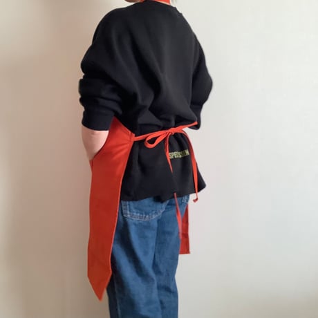 DRVNO8 REVERSIBLE  APRON“ドレスセン/ DRESSSEN      NEW ORANGE