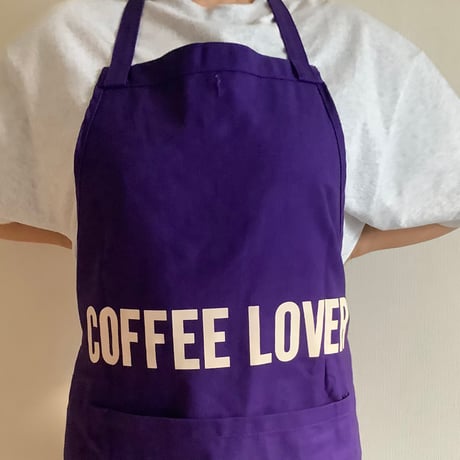 ⭐️[新発売] DRESSSEN  DRVPU7 REVERSIBLE  APRON“コーヒーラバー/ COFFEE LOVER ”PURPLE COLOR