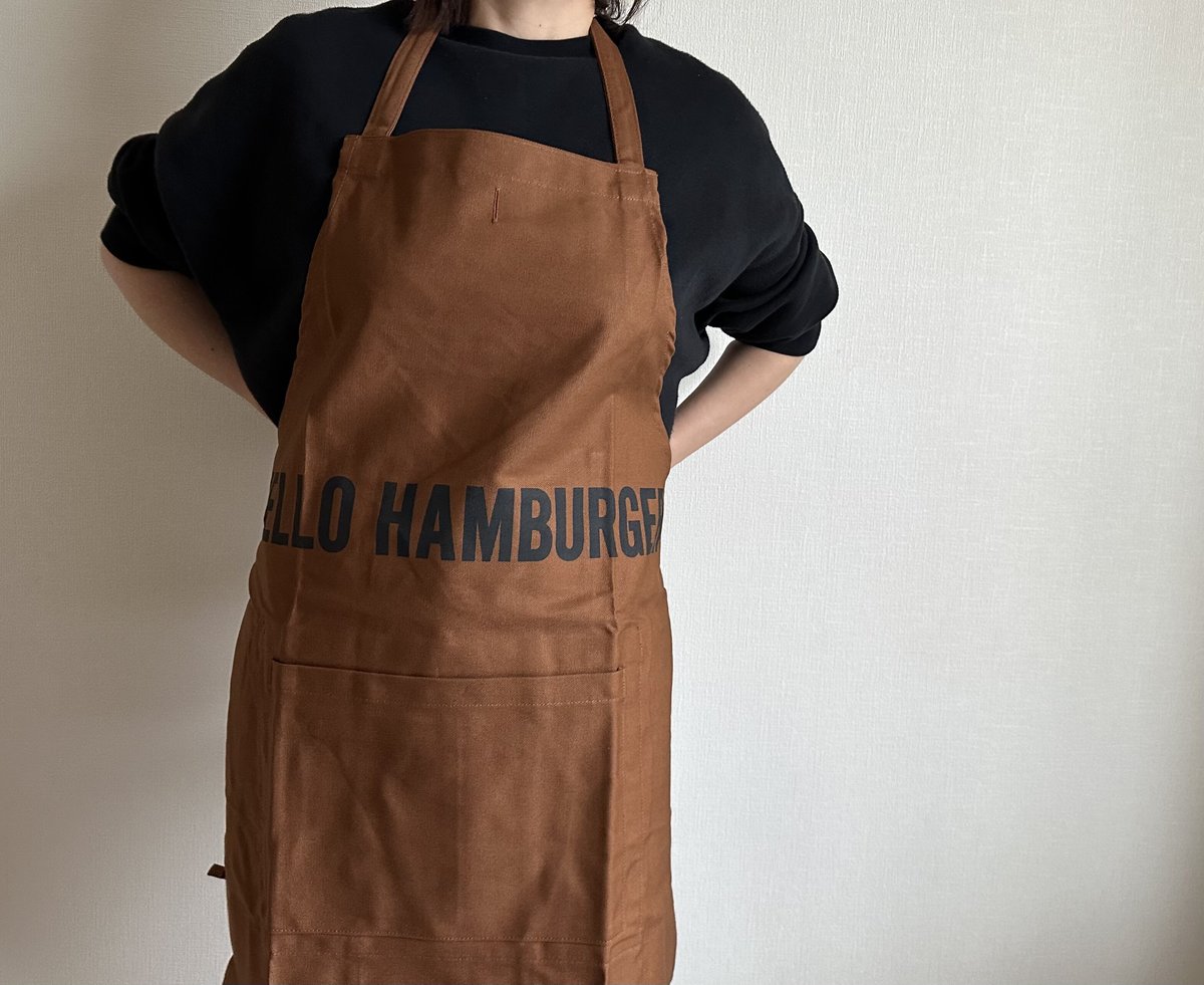DRESSSEN DRVBRN5 REVERSIBLE APRON“HELLO HAMBE
