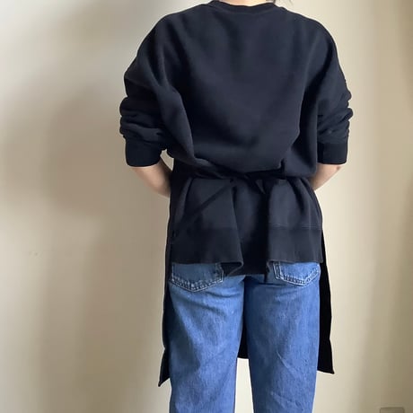 ADULT APRON DR(BLK)2 ”YES！ GOOD JOB！“BLACK COLOR ※GREYロゴ