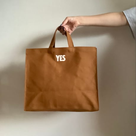 DRESSSEN  MARKET BAG [◉LARGE]  MLL3    “YES“  CAMEL COLOR