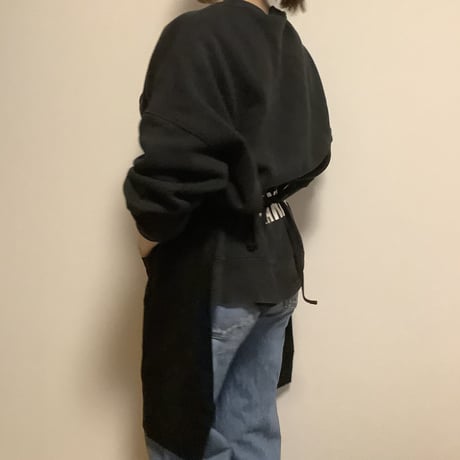 [🌟新発売] ADULT APRON  ”SKATE BOADS ARE MAGIC“ BLACK COLOR ※GREYロゴ