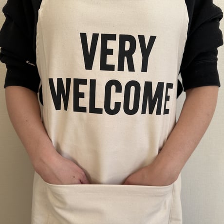 ADULT APRON #10  VERY WELCOME APRON