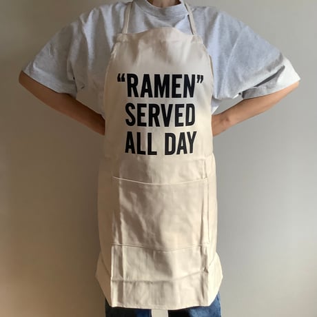ADULT APRON #20   "RAMEN SERVED ALL DAY"