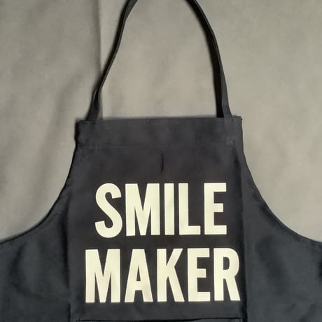 👶DRESSSEN BKDN3 BABY KIDS APRON ”SMILE MAKER“(ベイビーキッズエプロンです。)  ※ダークネイビー