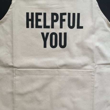 PR11  THE PROFESSIONAL APRON“ HELPFUL YOU “ ※首の紐をお好きな位置で結んで固定できます。