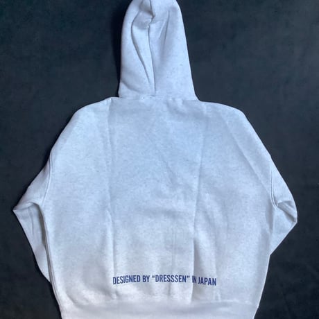 DRES“SPECIAL”SSEN   HOODED SWEAT  SHIRTS  イｴス！グッドジョブ！ (GREY  COLOR) ※ブルーロゴ