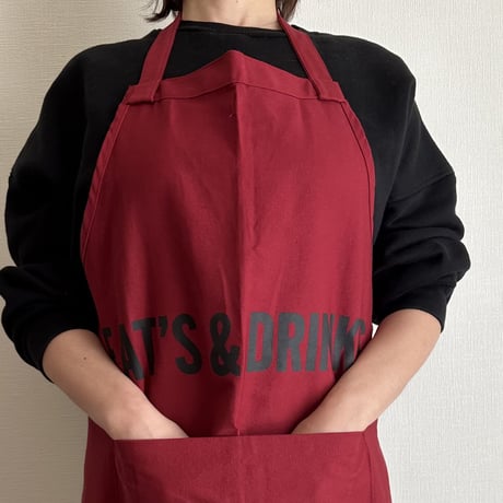 DRESSSEN  DRVBD5 REVERSIBLE  APRON“HOLIDAY/EATS ＆DRINKS ”リバーシブルエプロン)