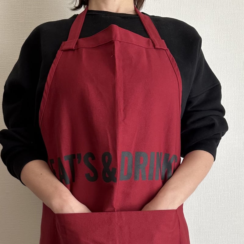 DRESSSEN DRVBD5 REVERSIBLE APRON“HOLIDAY/EATS DRESSSEN DRVBD5 REVERSIBLE APRON“HOLIDAY/EATS