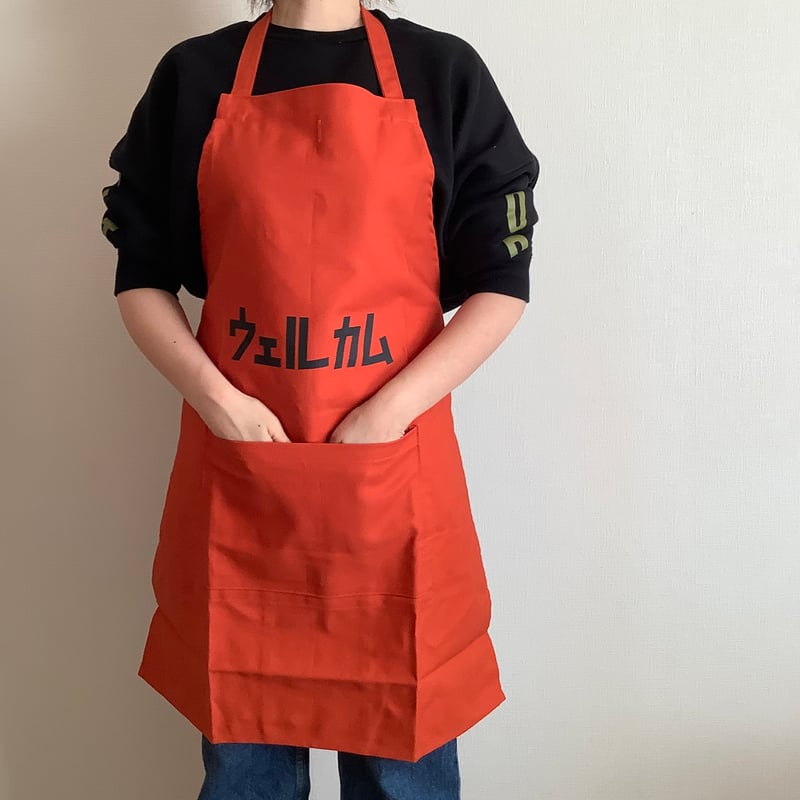 DRVNO7 REVERSIBLE APRON“ウェルカム/Welcome NEW OR