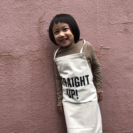 👦👧DRESSSEN KD11 KIDS APRON  "STRAIGHT UP"(※キッズエプロンです)
