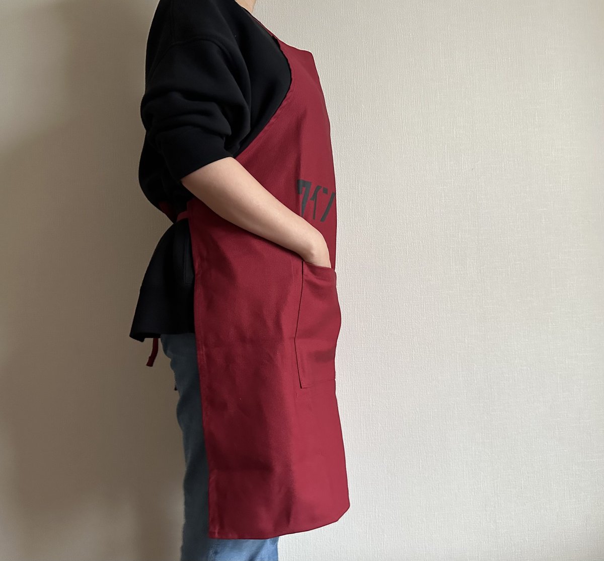 DRESSSEN DRVBD7 REVERSIBLE APRON “ワインラバー/W
