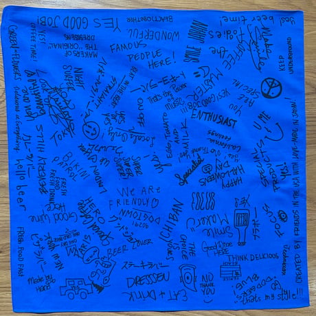 AB2   “ARCHIVE BANDANA “  (BLUE   COLOR)