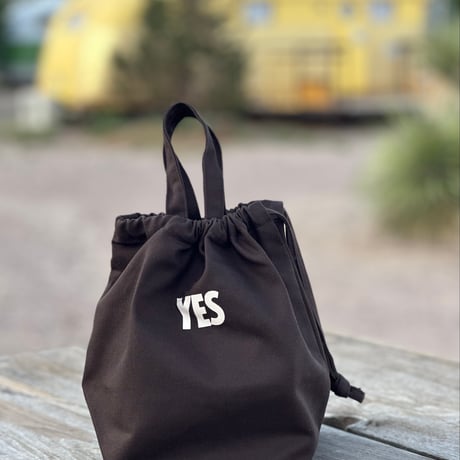 SNDB1 SMALL  DAY BAG “YES” DARK  BROWN COLOR