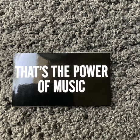 DST3 　ステッカー3枚セット　(YESドレスセン　 YESグッドジョブ、THAT‘S THE POWER OF MUSIC)