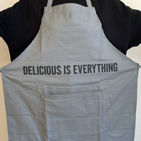 DRVG13  REVERSIBLE  APRON“DELICIOUS IS EVERYTHING/DELICIOUS +SMILE(リバーシブルエプロン)