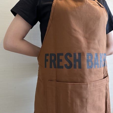 DRESSSEN  DRVBRN1   REVERSIBLE  APRON“BAKE・BAKER・BAKING ALL DAY/FRESH BAKERY