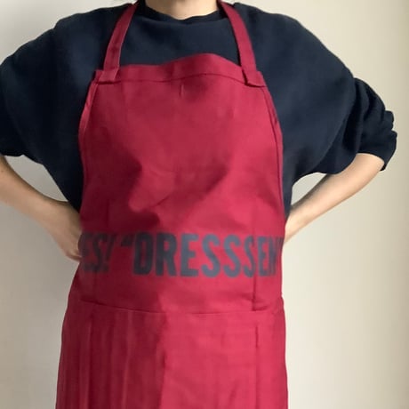 DRESSSEN  DRVBD2 REVERSIBLE  APRON“YES！GOOD JOB！/YES“ DRESSSEN ”リバーシブルエプロン)