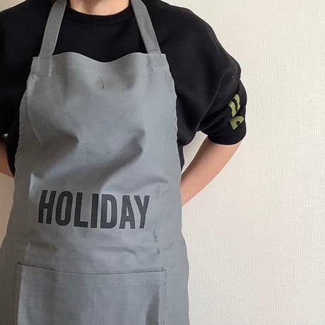 DRVG12 REVERSIBLE  APRON“HOLIDAY/EATS ＆DRINKS“ (リバーシブルエプロン)