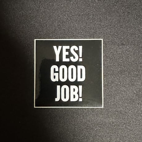 DST2　ステッカー3枚セット　(YES！GOOD JOB(black、white)、BESTMIND TOGETHER)