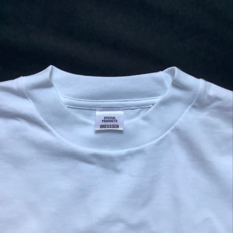 ST1 DRES“SPECIAL”SSEN    YESグッドジョブ  T-SHIRTS (生成り色ロゴ) ⚪️WHITE  COLOR