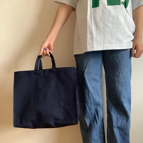 DRESSSEN  MARKET BAG [◉LARGE]  MLL1   “YES“  DARK NAVY COLOR