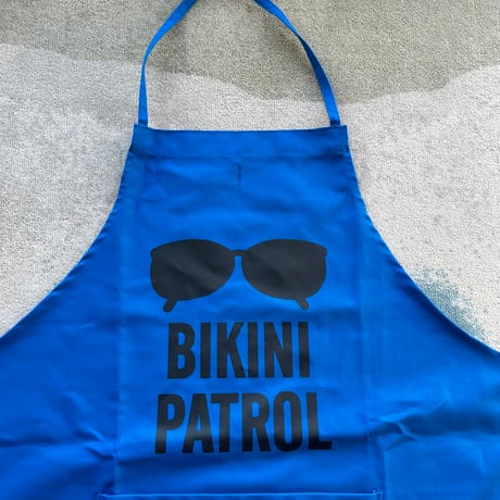 ADULT APRON  DR(BLU)4  ”BIKINI PATROL “ 🔵 CALIFORNIA BLUE  COLOR
