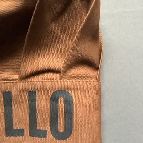 CCB2 CHEF‘S CAP   “HELLO”(ブラウンカラー)