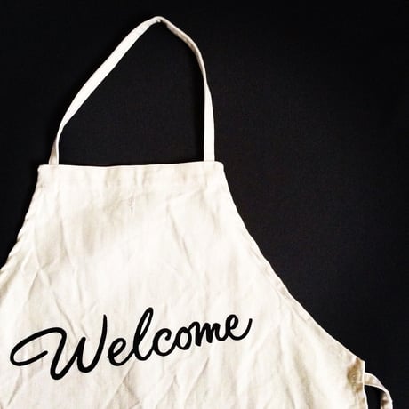 👦👧DRESSSEN KD10 KIDS APRON  "WELCOME"(※キッズエプロンです)