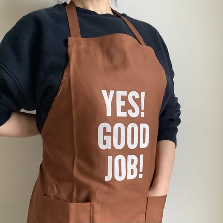 WPABNL2 DAY USE W POCKET     “YES！GOOD JOB！(生成りロゴ)