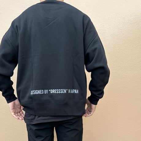 DS94 DRES“SPECIAL”SSEN  SWEAT  SHIRTS  イｴス！グッドジョブ！(GREYロゴ)BLACK  COLOR・