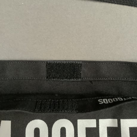 DRESSSEN NDB2 NEW DB SHOULDER BAG  “ AM COFFEE PM BEER”  BLACK COLOR