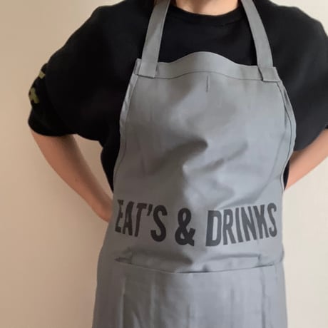 DRVG12 REVERSIBLE  APRON“HOLIDAY/EATS ＆DRINKS“ (リバーシブルエプロン)
