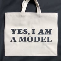 DRESSSEN  MARKET BAG (LARGE)  MBAL6  “YES I AM A MODEL”