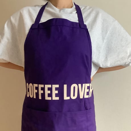 ⭐️[新発売] DRESSSEN  DRVPU7 REVERSIBLE  APRON“コーヒーラバー/ COFFEE LOVER ”PURPLE COLOR