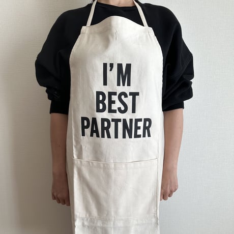 ADULT APRON #3 " I'M BEST PARTNER"