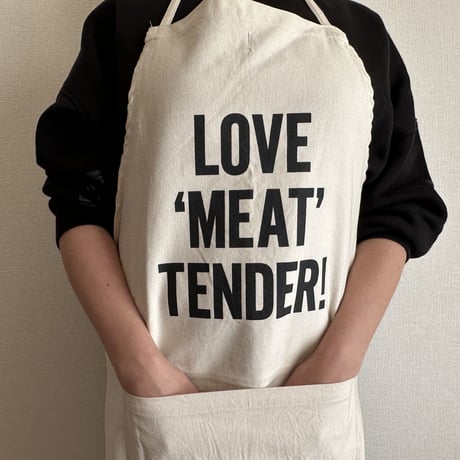ADULT APRON #6 "LOVE 'MEAT'TENDER!"
