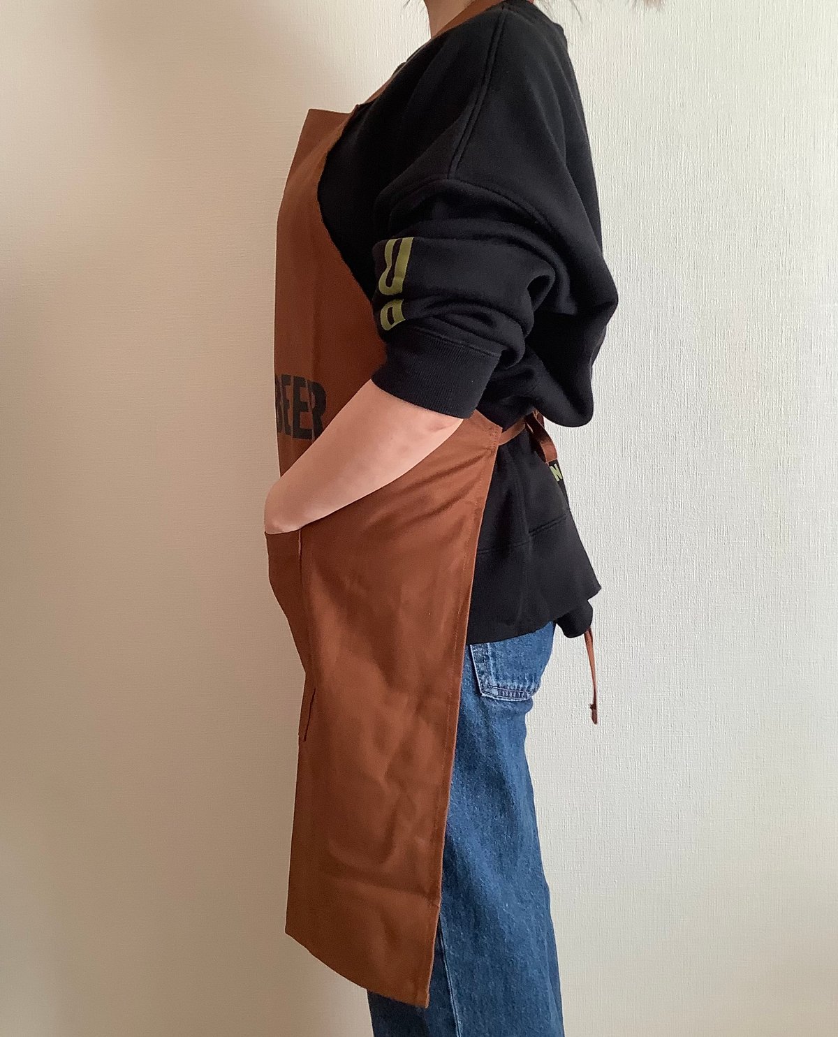 DRESSSEN DRVBRN2 REVERSIBLE APRON“HELLO BEER/ DRESSSEN DRVBRN2 REVERSIBLE APRON“HELLO BEER/