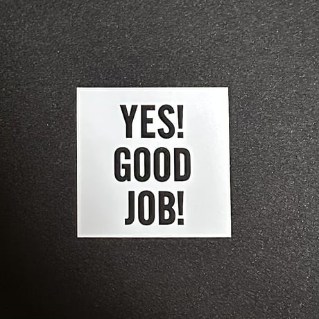 DST2　ステッカー3枚セット　(YES！GOOD JOB(black、white)、BESTMIND TOGETHER)