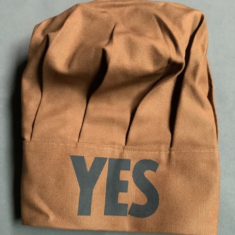 CCB1  CHEF‘S CAP   “YES”(ブラウンカラー)