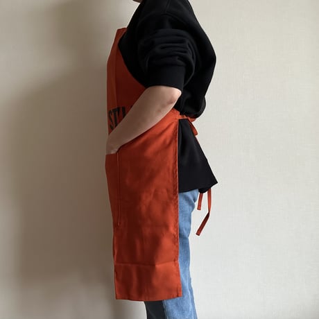 DRESSSEN  DRVNO2 REVERSIBLE  APRON“ORIGINAL STYLE/LOCAL STYLE”(リバーシブルエプロン)  NEW ORANGE