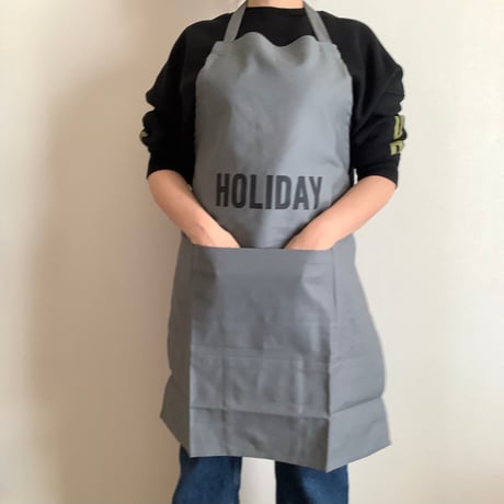 DRVG12 REVERSIBLE  APRON“HOLIDAY/EATS ＆DRINKS“ (リバーシブルエプロン)