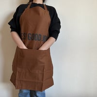 REVERSIBLE  APRON“YES！GOOD JOB！/ DRESSSEN“(リバーシブルエプロン)BROWN  COLOR